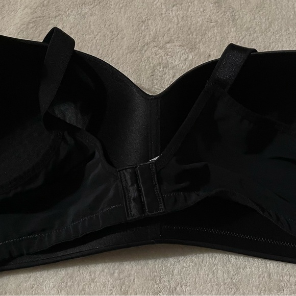 Warner’s Bra 40DD Wire-free DD Black NWOT - Picture 2 of 4